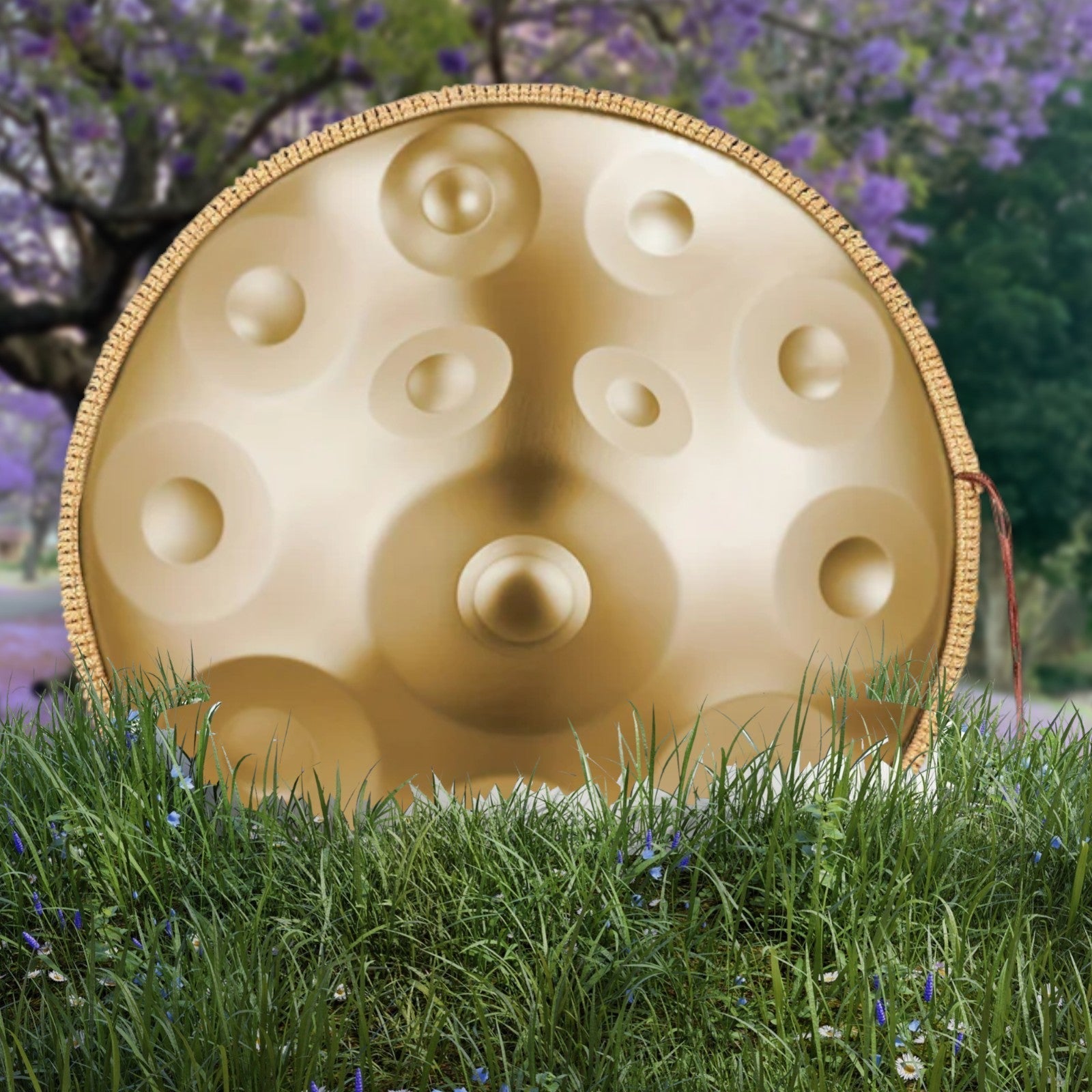 Handpan 12 notes Kurd en ré mineur 440 Hz