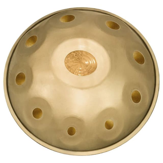 Handpan avec baguettes