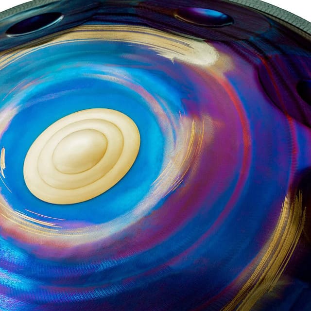 Handpan bleu