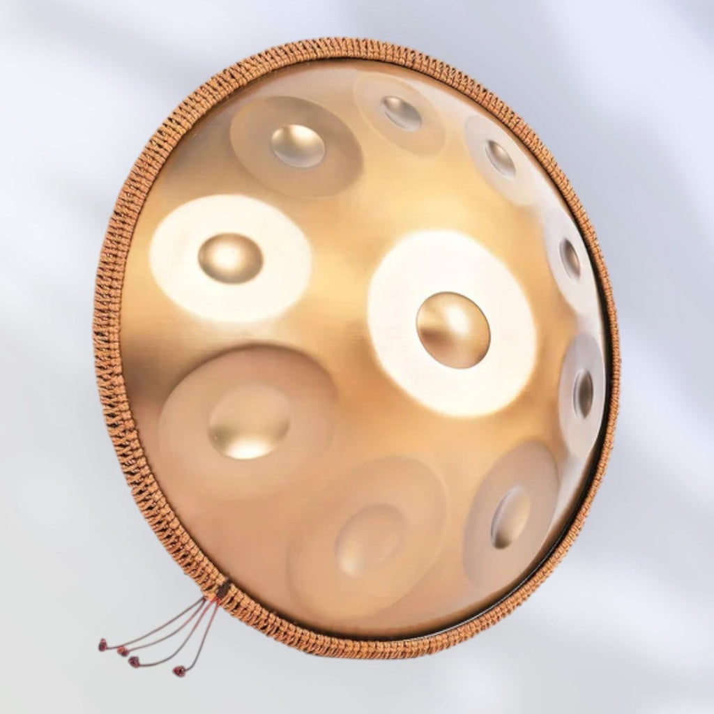 Handpan 10 notes acier Kurd  en ré mineur 440 Hz